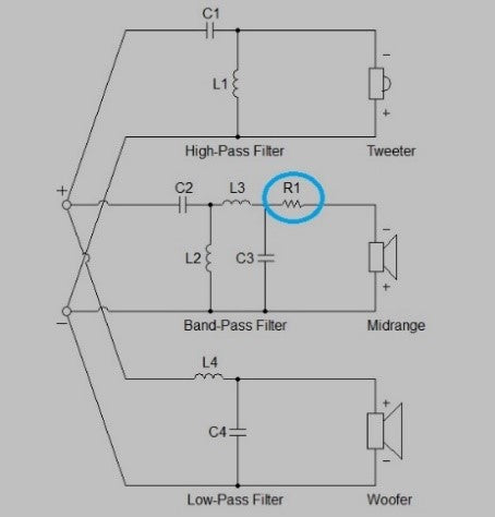 Mellemtone delefilter