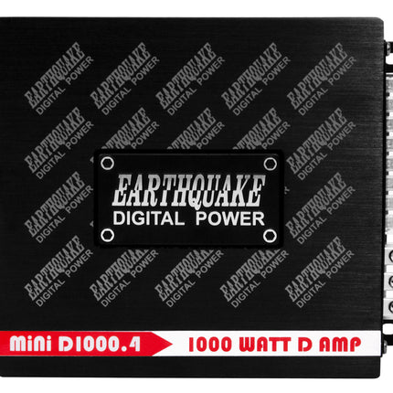 Earthquake Mini-D1000.4 V2 - Effektiv 1000W Bilstereoforstærker