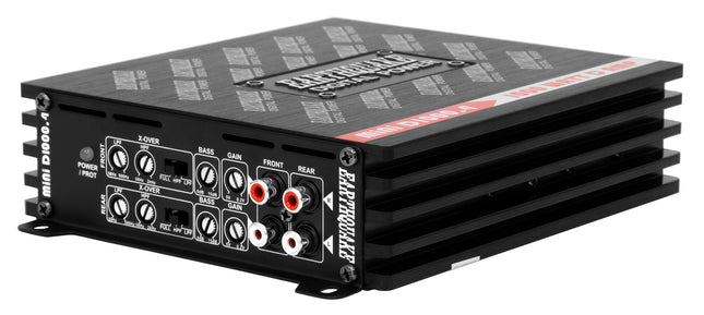 Earthquake Mini-D1000.4 V2 - Effektiv 1000W Bilstereoforstærker