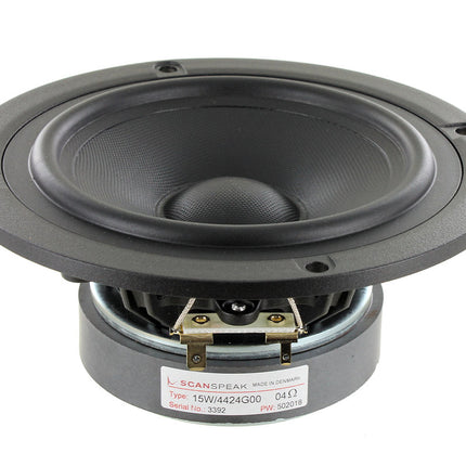 Scan-Speak 5" Bas/Mellemtonehøjttaler 15W/4424G00 - Stabil & Lav Forvrængning