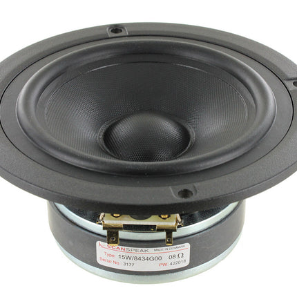 Scan-Speak 5" Discovery Bas/Mellemtone 15W/8434G00 Højttaler - Optimal til 2-Vejs