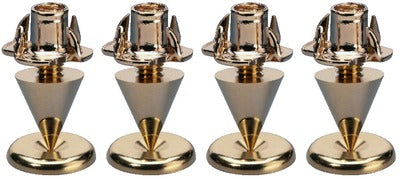 Guldbelagte Justerbare Højttalerspikes SPS-10/GO - 4 stk Set