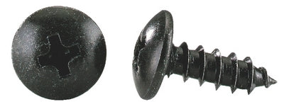 Sorte Nedsænkede Træskruer 3.5x12mm MZF-4012 Selvskærende Pris. pr. stk