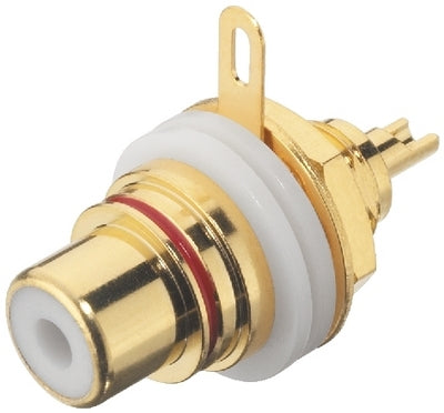 Phonobøsning (2 stk) RCA Guldbelagt - T-710GI