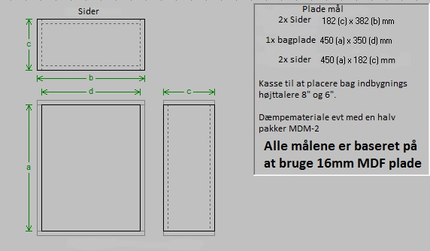 Earthquake ECS-6.5 Indbygningshøjttalere 2 stk - Diskret & Kraftfuld SÆTPRIS
