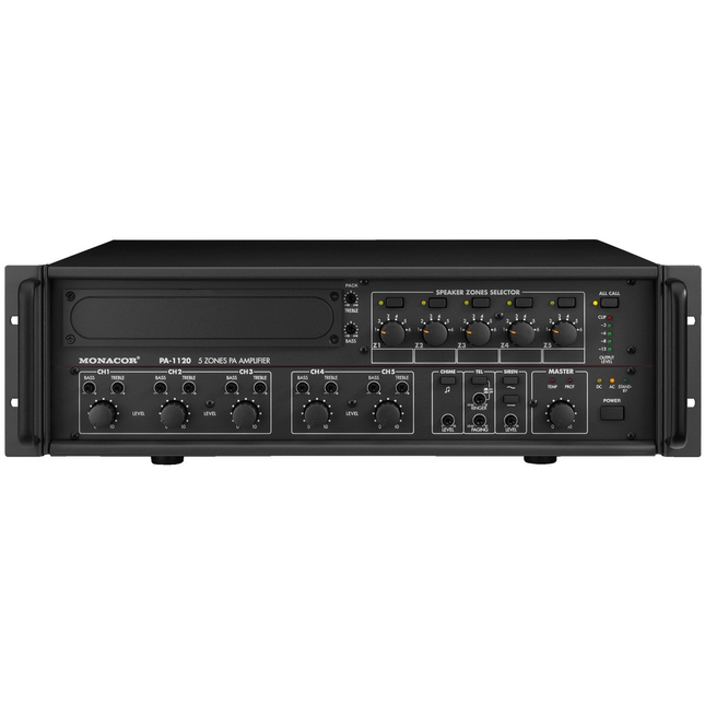 PA-1120 Forstærker 5 Zoner 100V