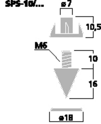 Guldbelagte Justerbare Højttalerspikes SPS-10/GO - 4 stk Set