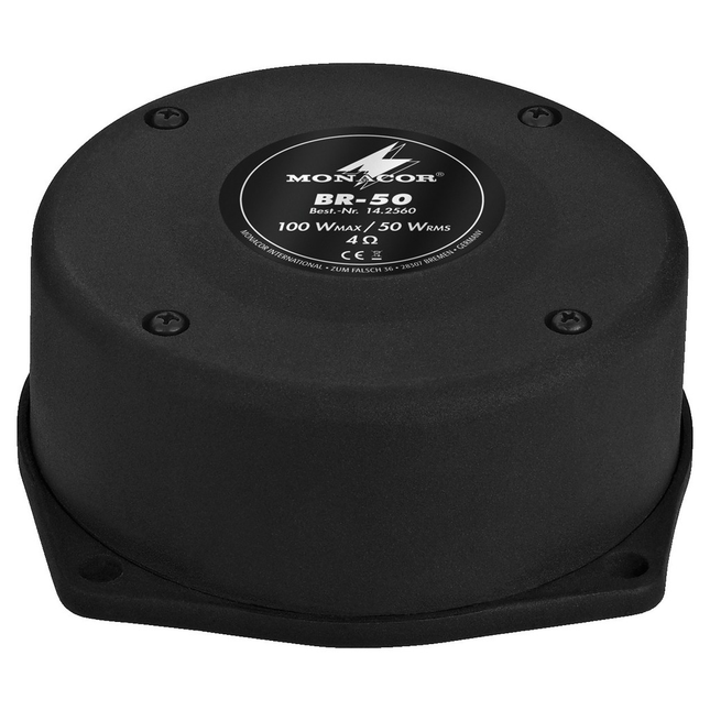 BR-50 Bass Shaker Tactile Transducer - Føl Musikken Fysisk