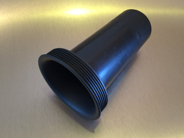 Jantzen Flared Basrefleksrør 68x160 - Minimerer Støj, Sort Polypropylen