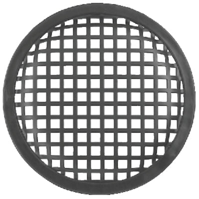 Sort 6 1/2" Højtalergitter i ABS Plast - Moderne Design & Stabil Montering