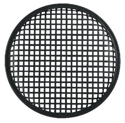 10" ABS Højtalergitter Sort - Beskyttende og Vibrationsfri