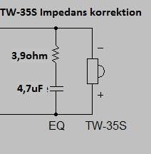 Earthquake TW-35S Silke Dome Diskant - Dynamisk Hi-Fi lyd, 4 ohm