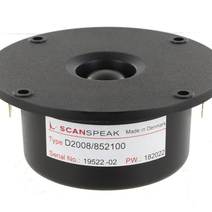 Scan-Speak Classic 19mm Soft Dome Diskant D2008/852100 - Perfekt Til 3 Vejs