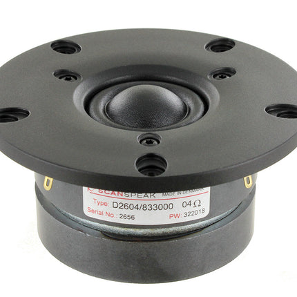 Scan-Speak 1" soft dome D2604/833000 Diskant højttalerenhed
