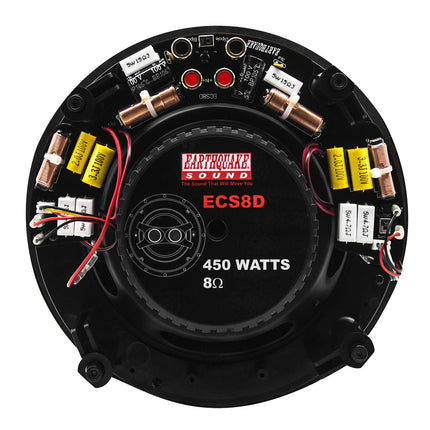 Earthquake ECS-8D Hi-fi Stereo Indbygningshøjttaler - Kraftfuld Lyd & Tidløst Design