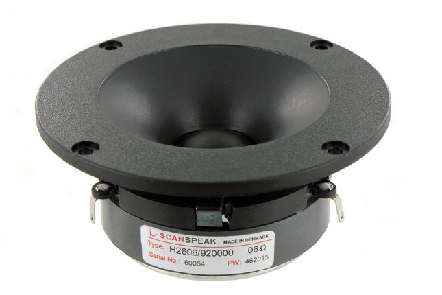 Erstatningsdiskant til Soundboks 2. Alternativ forbedret løsning. Dome Tweeter 100W 95dB H2606/920000 - Hi-Fi Diskant Højtspillende