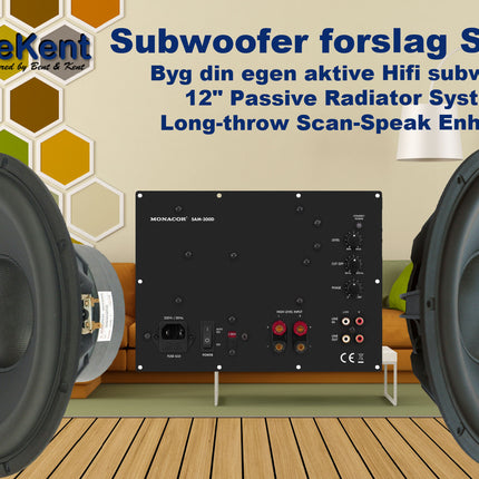 Subwoofer selvbyg forslag SS30W