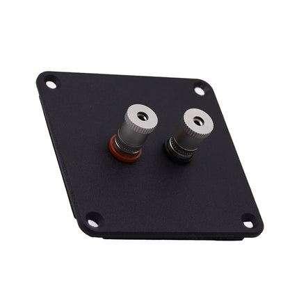 Jantzen Audio Terminalplade pulver lakeret med satin nickel