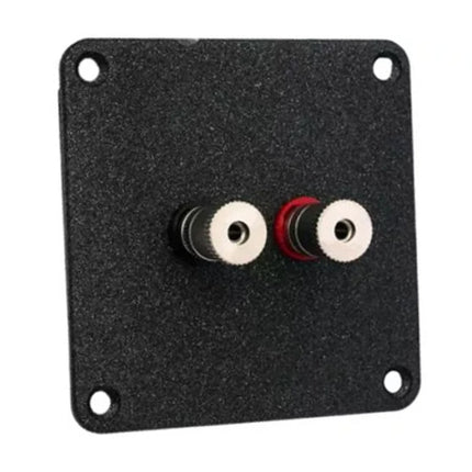 Jantzen Audio Terminalplade pulver lakeret med satin nickel