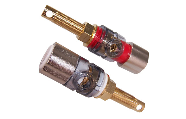 Jantzen Audio terminaler guld satin nickel