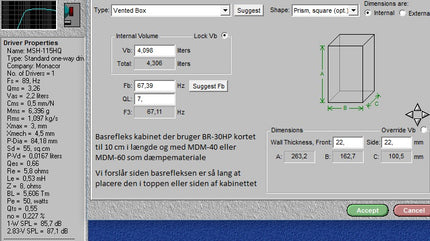 MSH-115HQ Mellemtonehøjttaler: Fremragende klarhed