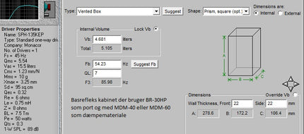 SPH-135KEP 5 1/4" Kevlar Bas-mellemtonehøjttaler 8 Ohm udgået model