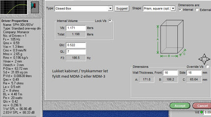 Kevlar Membran 3'' Højttaler - Neodymium Magnet Udgået men kan leveres så længe lager haves