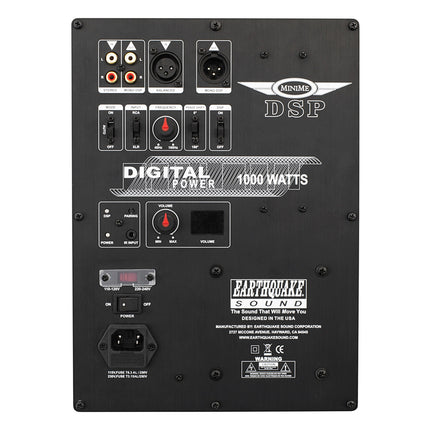 Earthquake MiniMe DSP P15 Subwoofer: Dyb Bas & DSP Kontrol