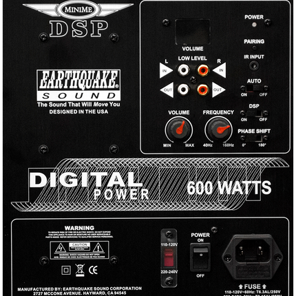 Earthquake MiniMe DSP P10 Subwoofer - Effektiv med DSP & SLAPS Teknologi