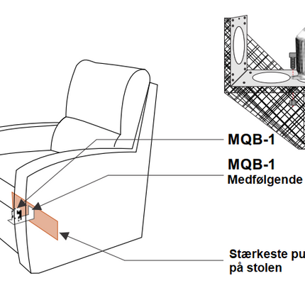 Earthquake MiniQuake MQB-1 - Gør Din Stol til Subwoofer 300W