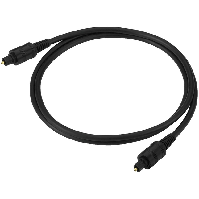 Optica Plus 1m Optisk Toslink Kabel - Høj Lydkvalitet og Lavt Tab