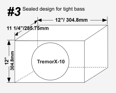 Earthquake TremorX-10 Kraftfuld Subwoofer - Slagkraftig Lyd 1000W