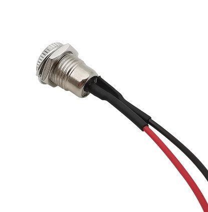 DC Ladestik 2,1mm til Indbygning - Universal, Holdbart, 18cm Ledning
