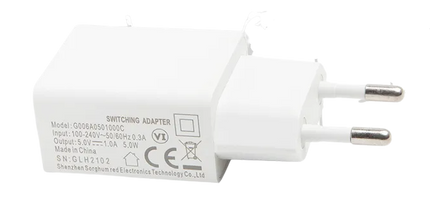 1A USB Strømforsyning