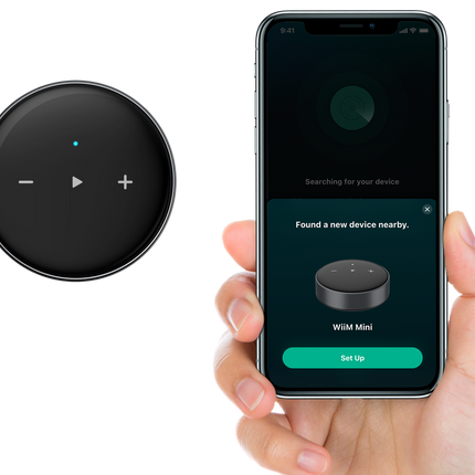 WiiM Mini Hi-Res Audio Streamer: Trådløs, Bluetooth 5.1 & Multirum