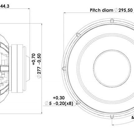Scan-Speak 12" Subwoofer 30W Discovery - Dyb Bas & Præcis