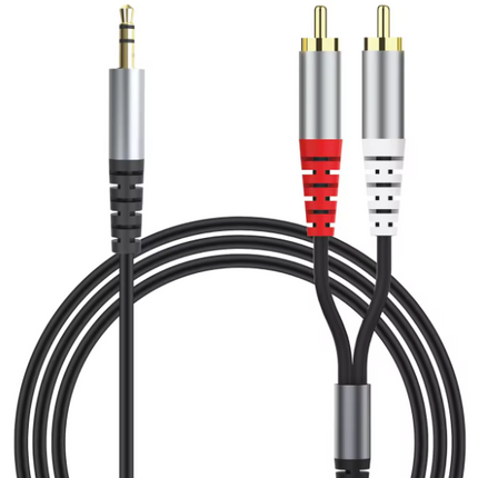 Minijack-Phono Kabel MP-03 1 m - Hi-fi Kvalitet med Forgyldte Stik