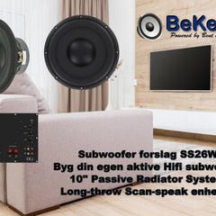 Collection image for: Subwoofer højttaler Selvbyg