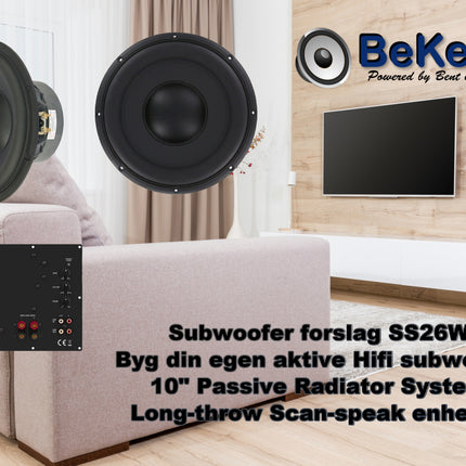 Subwoofer selvbyg  forslag SS26W