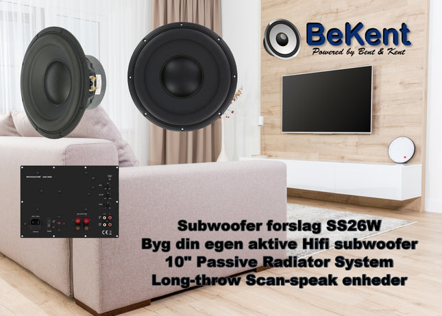 Subwoofer selvbyg  forslag SS26W