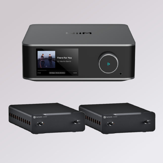 Wiim Ultra og 2stk FOSI V3 Mono Forstærkere