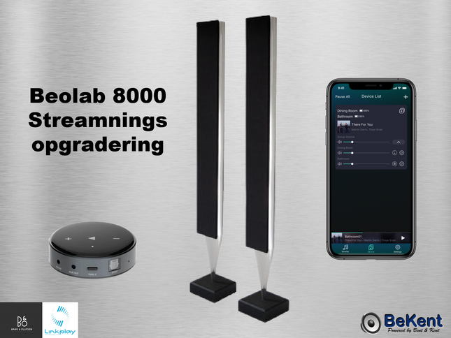 Beolab 8000 Streamer: Wifi & Bluetooth Musikafspilning