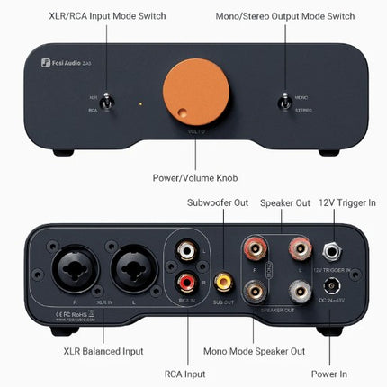 Fosi Audio ZA3 dual-mode effektforstærker