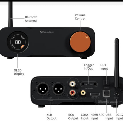 Fosi Audio ZD3 – Den komplette TV- og musikløsning i én kompakt DAC
