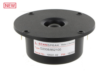 Scan-Speak Classic 19mm Soft Dome Diskant D2008/852100 - Perfekt Til 3 Vejs