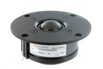 Scan-Speak Classic 1" Soft Dome Højttaler, 150W - D2905/950000 Sæt