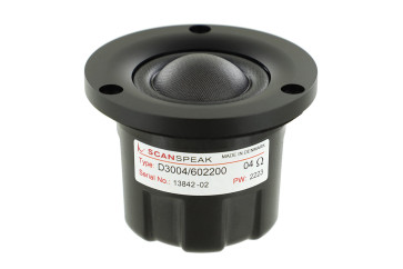 Scan-Speak D3004/602200 – Kompakt 26 mm Illuminator Tekstildome Diskant