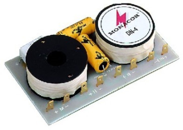 Monacor DN-4 Delefilter 3 vejs 8 Ohm 650/6000 Hz