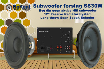Subwoofer selvbyg forslag SS30W