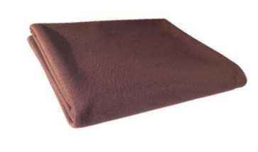 Brunt højtalerstof i strækbar kvalitet - 175x100 cm